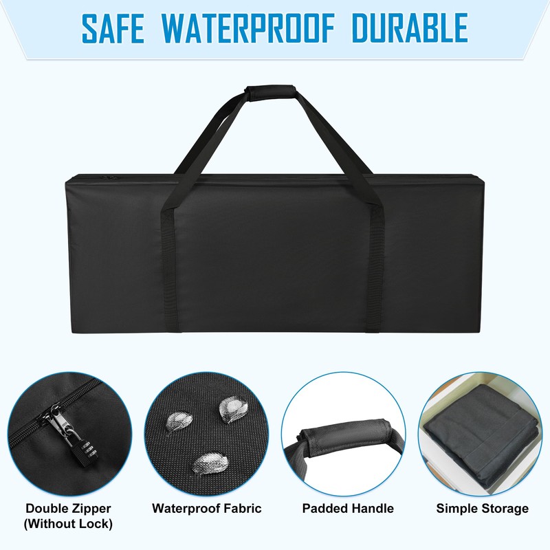 AZAMIA 47" Sports Duffle Bag, 197L Extra Large Travel Duffel