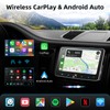 Single Din Radio Wireless Apple Carplay Android Auto,7in Touchscreen Car