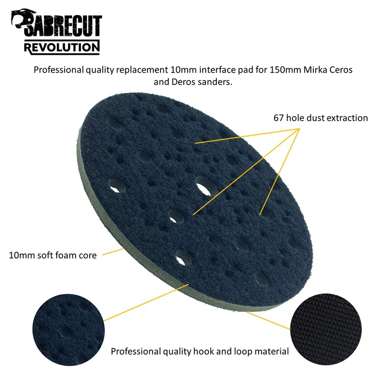 1 x SabreCut OSSCIP005 150mm 67 Hole Medium Density Interface