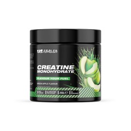 Out Angled Creatine Monohydrate Powder, Green Apple, 50 Servings, Micronised for Easy Mixing, Muscle Growth, Recovery and Strength Performance