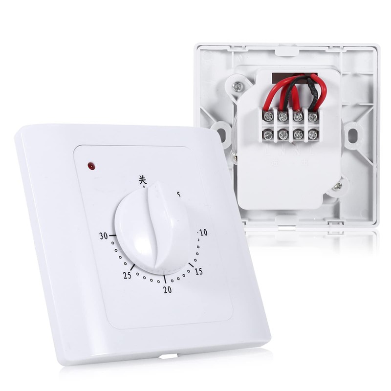 Visual 30 Minute Countdown Timer, AC 220V 10A Countdown Timer