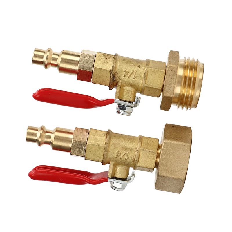 2pcs Brass Winterize Blowout Adapter 3/4 Internal and External Thread