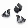 VVO Fasteners- Black Plastic Bonnet Insulation & Soundproofing Clips for