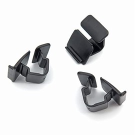 VVO Fasteners- Black Plastic Bonnet Insulation & Soundproofing Clips for Fiat 500, Punto, 500X, 500L, (Pack of 10)