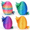 4PCS 3D Printed Dragon Eggs with Dragon Inside Easter Eggs