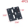MY MIRONEY 4Sets Take Apart Hinges Black Lift Off Hinge