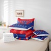 Feelyou Football 7 Pieces Comforter Sets Queen Size Buffalo Bedding