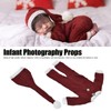 Breathable Baby Photography Photo Props Set Soft Mohair Jumpsuits Hat