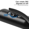 8mm 10mm Motorcycle Mini Black Sportster Mirrors Compatible with Honda