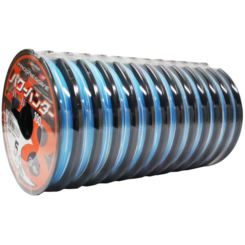 X-Braid Power Hunter Progressive X8 Multicolor 100m 12 Connections [1200m]