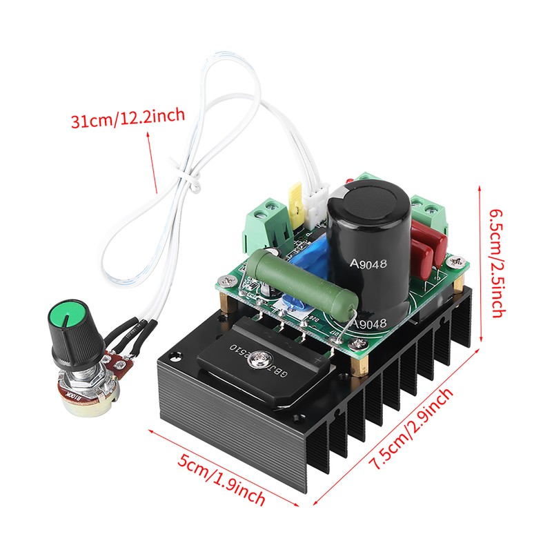 12‑110VAC/ 15‑160VDC 300W DC Motor Speed Driver Controller