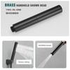 Homipro Matte Black Brass 2 In 1 Function High Flow