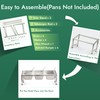 CURTA 1-Tier Inclined Organizer Shelf, 18-8 Stainless Steel, Hotel Pan