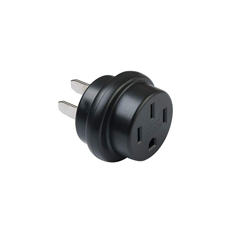 Progressive Industries 50 Amp Extension Plug, Black,Silver