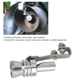 Silbato de sonido turbo, tipo trompeta Tubo de escape universal Tubo de escape BOV Válvula de descarga Simulador de válvula de alivio de presión Sonido de silbido(L)
