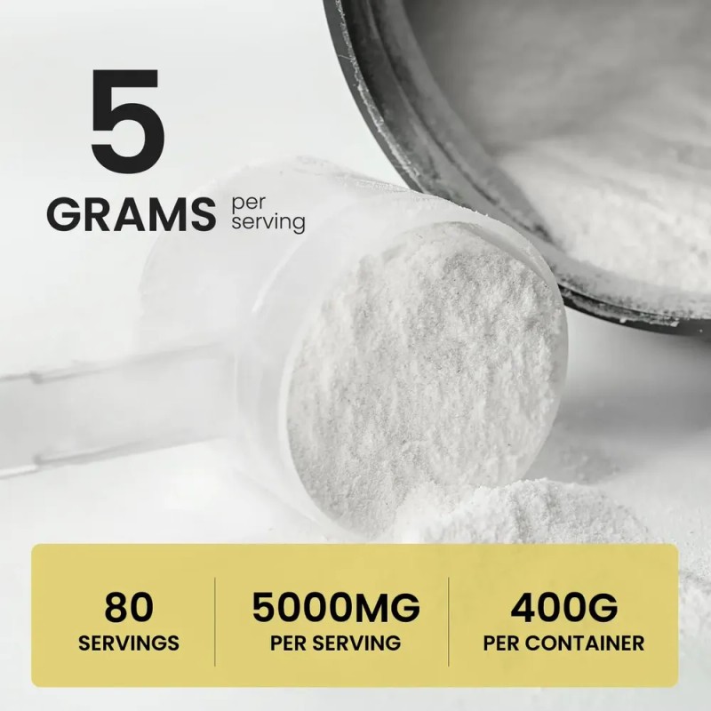Upnourish Creatine Monohydrate Micronized - Vegano Sin Sabor