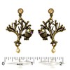 La Contessa Jewelry, Owl in a Tree Earrings, Designed by
