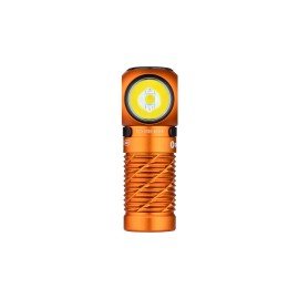 Olight Perun 3 Mini Orange CW Headlamp & Flashlight, Red & White Light, 1250 Lum