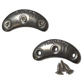 YRMS TRIUMPH Vintage Steel Shoe Toe Reinforcement Guard Plate, Silver