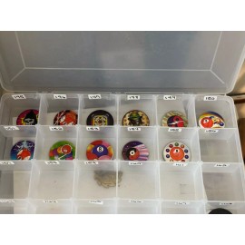 Poison Vintage Pog Metal Slammers Poison- Pirate- Skulls etc- Reflective ONE SLAMMER