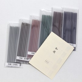 Aroma Incense Incense, Wayu, 60 Pieces, 2 Months Usable Trial Set, 6 Types, Assorted Floral Scent, No Tube Box, Incense Set, Kameyama, Wayu