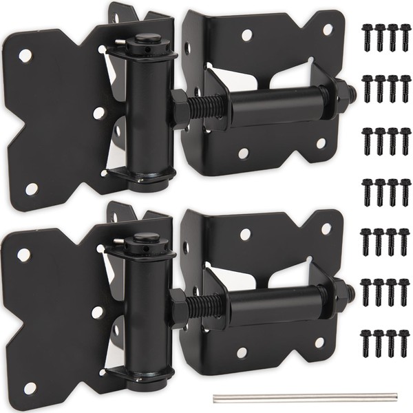 Gate Hinges Heavy Duty, Self Closing Gate Hinges for Wooden