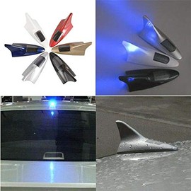 Auto Security Car Solar Power Energy LED Warning Tail Light Shark Fin Antenna UK Car Security Car Solar Power Energy LED Warning Tail Light Shark Fin Antenna