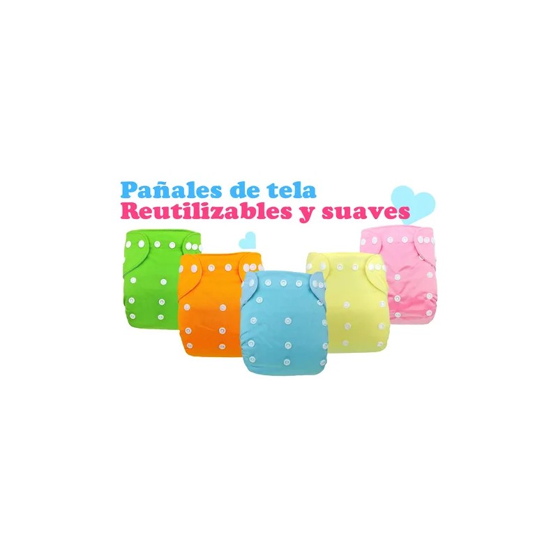 Pañales Ecológicos De Tela Reutilizables Ecobaby Original