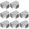 8PCS Square Tube Fittings - 3 Way Connector for 2"