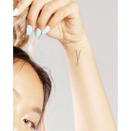 Inkbox Temporary Tattoos, Semi-Permanent Tattoo, One Premium Easy Long Lasting, Water-Resistant Temp Tattoo with For Now Ink - Lasts 1-2 Weeks, Itadakimasu, 2 x 2 in