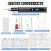 Cykelith Engraving Pen Kit Rechargeable Cordless Engraver Pen with 33
