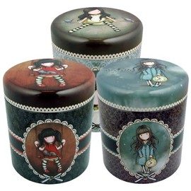 Gorjuss Storage Tins - Set of 3 - (3 Designs)