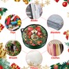 LDXDRU 6 Pack Wreath Storage Container, 30 Inch Wreath Storage