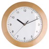TFA Dostmann 98.1065 Radio-Controlled Wall Clock Wooden Wall Clock for