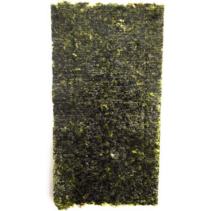 Green Seaweed Sheets 25 Package of 4” x 7.5” Nori