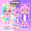 Animakii Fashion Dolls – Customisable Unicorn + Bat Style –
