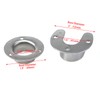 Tighall 6PCS Heavy Duty Stainless Steel Closet Pole Sockets Rod