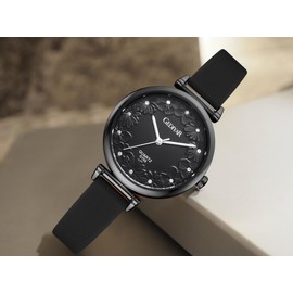 AIYISHI Watch for Women Nurses Nursing Students Lady,Variety Colors, Second Hand,Soft Silicone Band Waterproof Quartz Analog Female Watches (G705 Black)