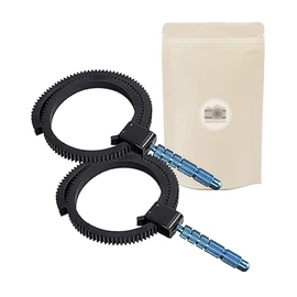 2 x Episode Focus for Lens DSLR Cantled Rubber Ring Adaptable and Adjustable Follow Focus Compatible All Brands