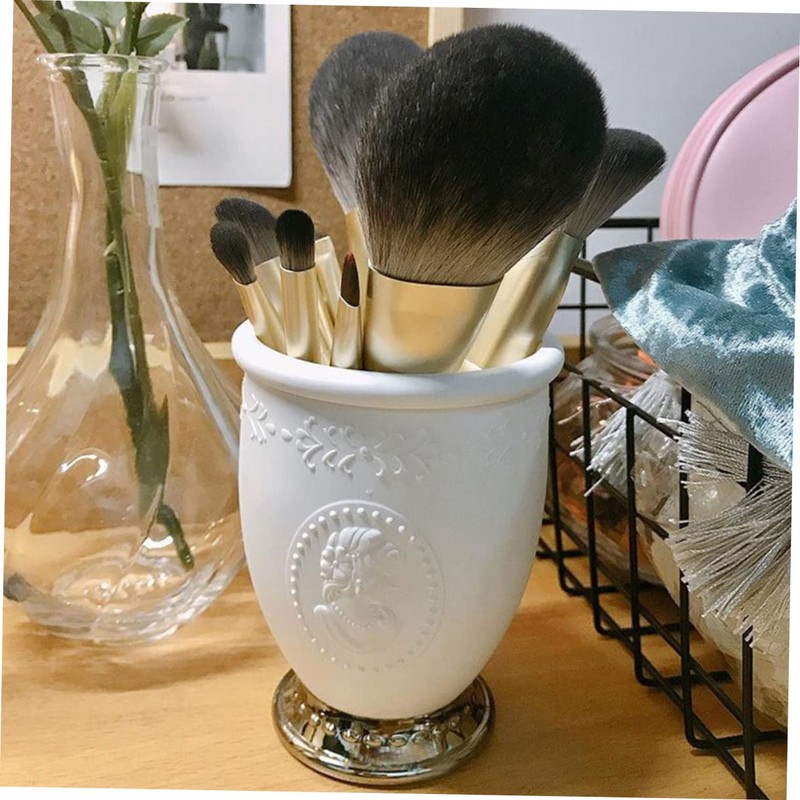 Tofficu 3pcs Makeup Brush Storage Holder Stylish Makeup Brush Organizer