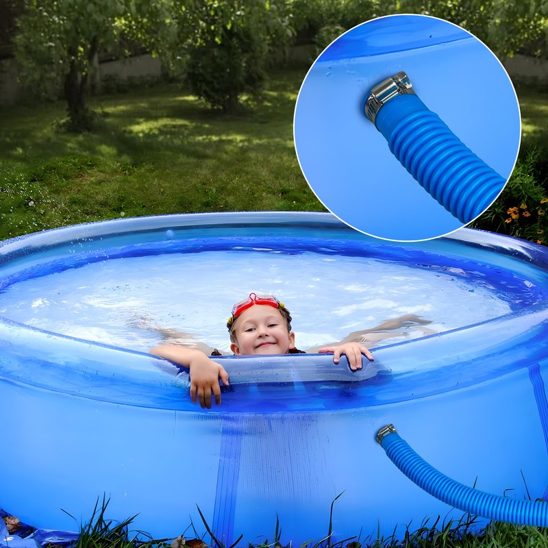 4 Pack Pool Hoses for Above Ground Pools 1.25" x