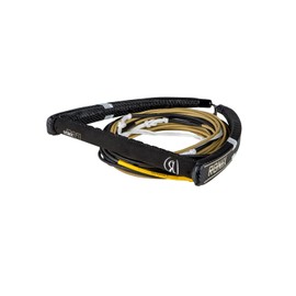 Ronix 727 Pro Foil Combo - 14in. Handle - 77.5ft. 10-Sect. R8 Rope - Black/Gold