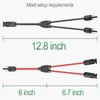 5 Pairs Solar Plugs + 4 mm² Solar Cable Y