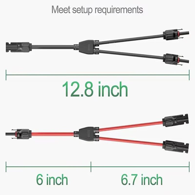 5 Pairs Solar Plugs + 4 mm² Solar Cable Y