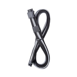 CableMod Universal Pro ModFlex Sleeved 12V-2x6 12VHPWR StealthSense PCIe Cable (Black + Silver)