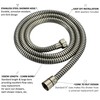 ENKI, H10, Shower Hose, Antique Brass, Flexi Bathroom Shower Head