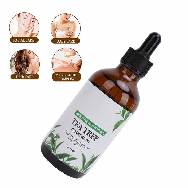 Tea Tree Essential Oil Deep Cleansing Skin Moisturizing Massage Oil