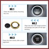 HEROFFIX Engine Start Stop Button Cover Kit One Click Push