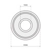 TOKYO KENDAMA (Tokyo Kendama) Bearings for Kendama, Space Gray, 3