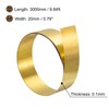 QUARKZMAN Brass Sheet Roll 3000 mm x 20 mm x